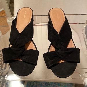 Suede sandals